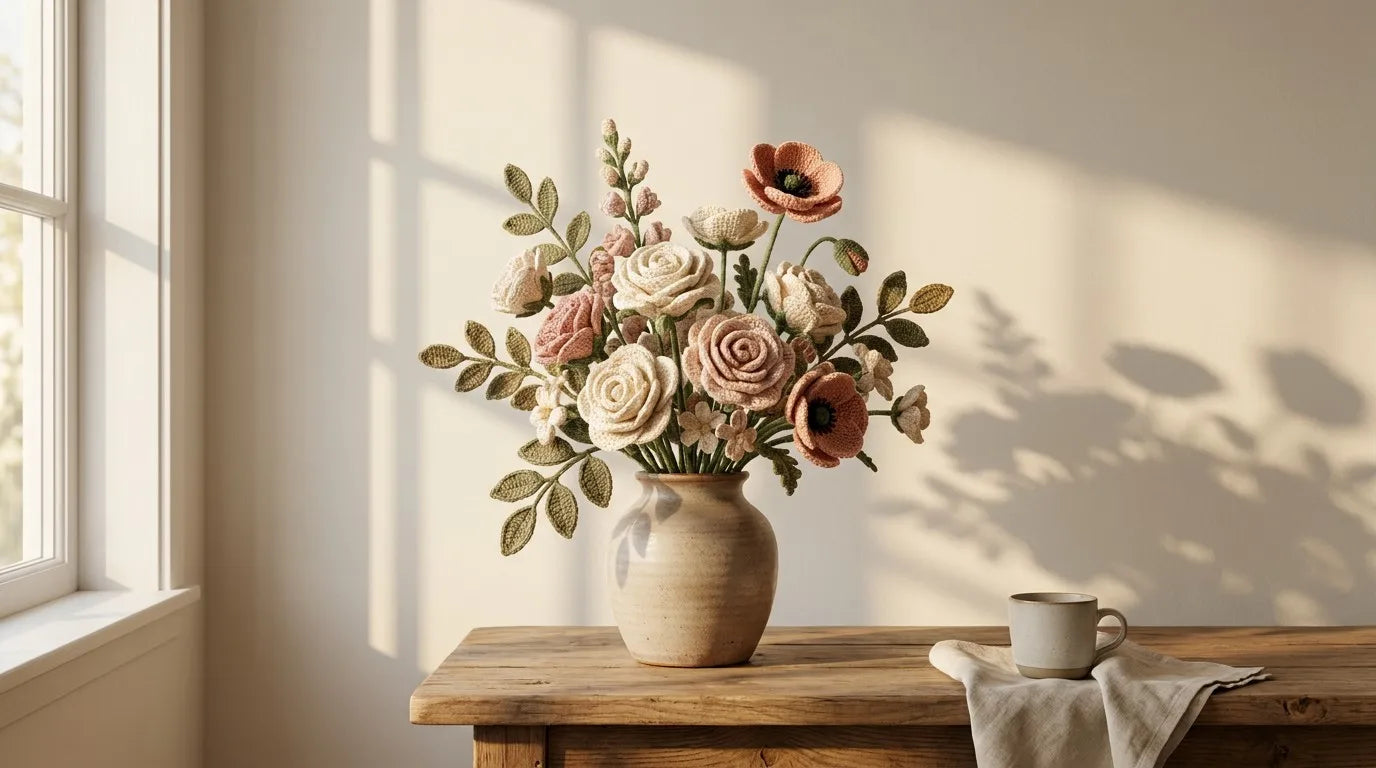 Woolora Handmade Crochet Bouquet Hero Banner